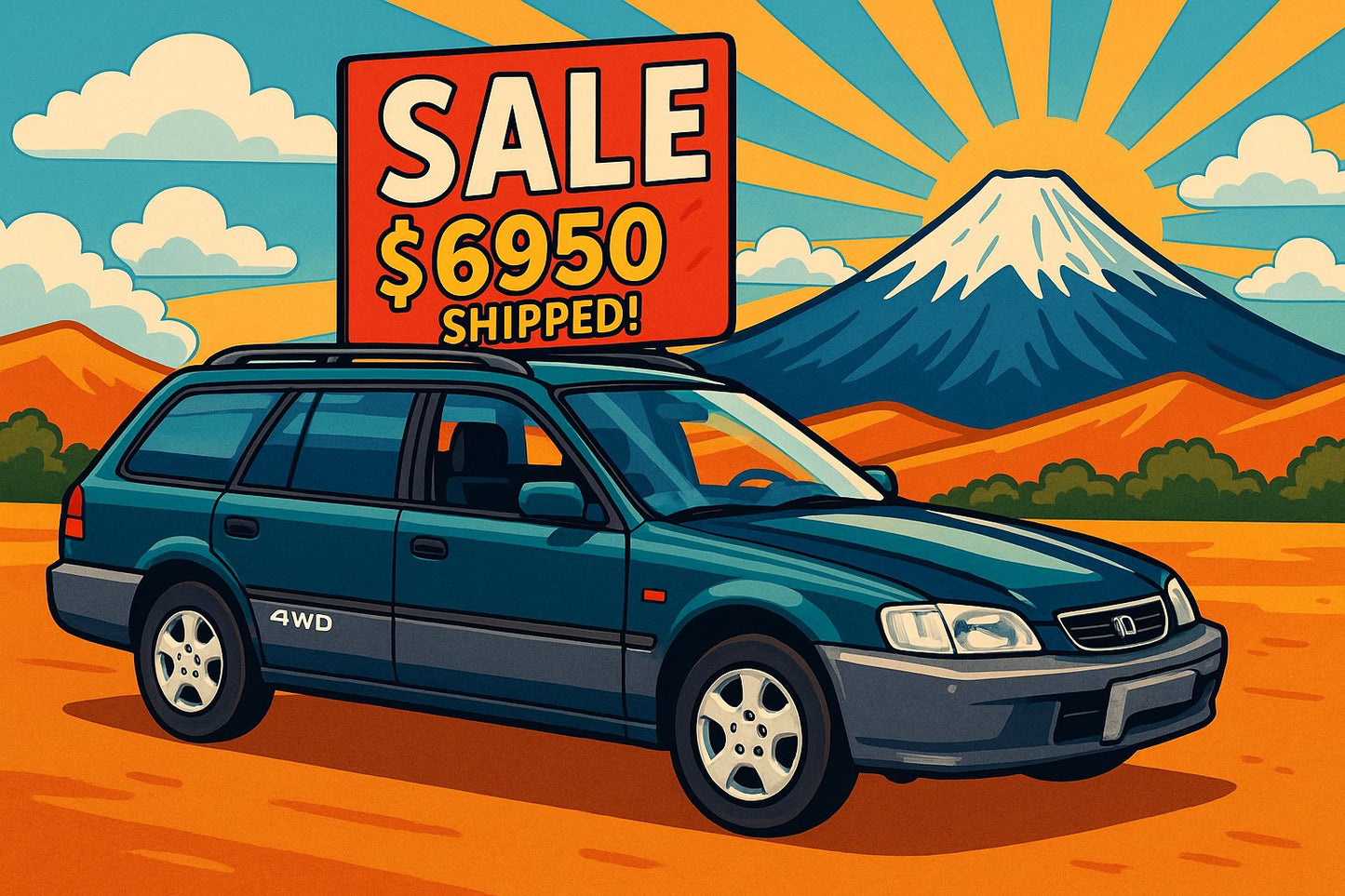 1996 Honda Orthia 2.0GX-S Verno