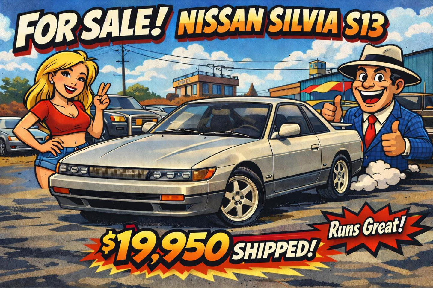 1991 S13 Nissan Silvia Qs