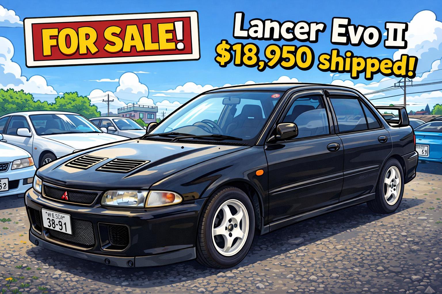 1994 Mitsubishi Lancer Evolution II GSR – AllthingZJDMShop