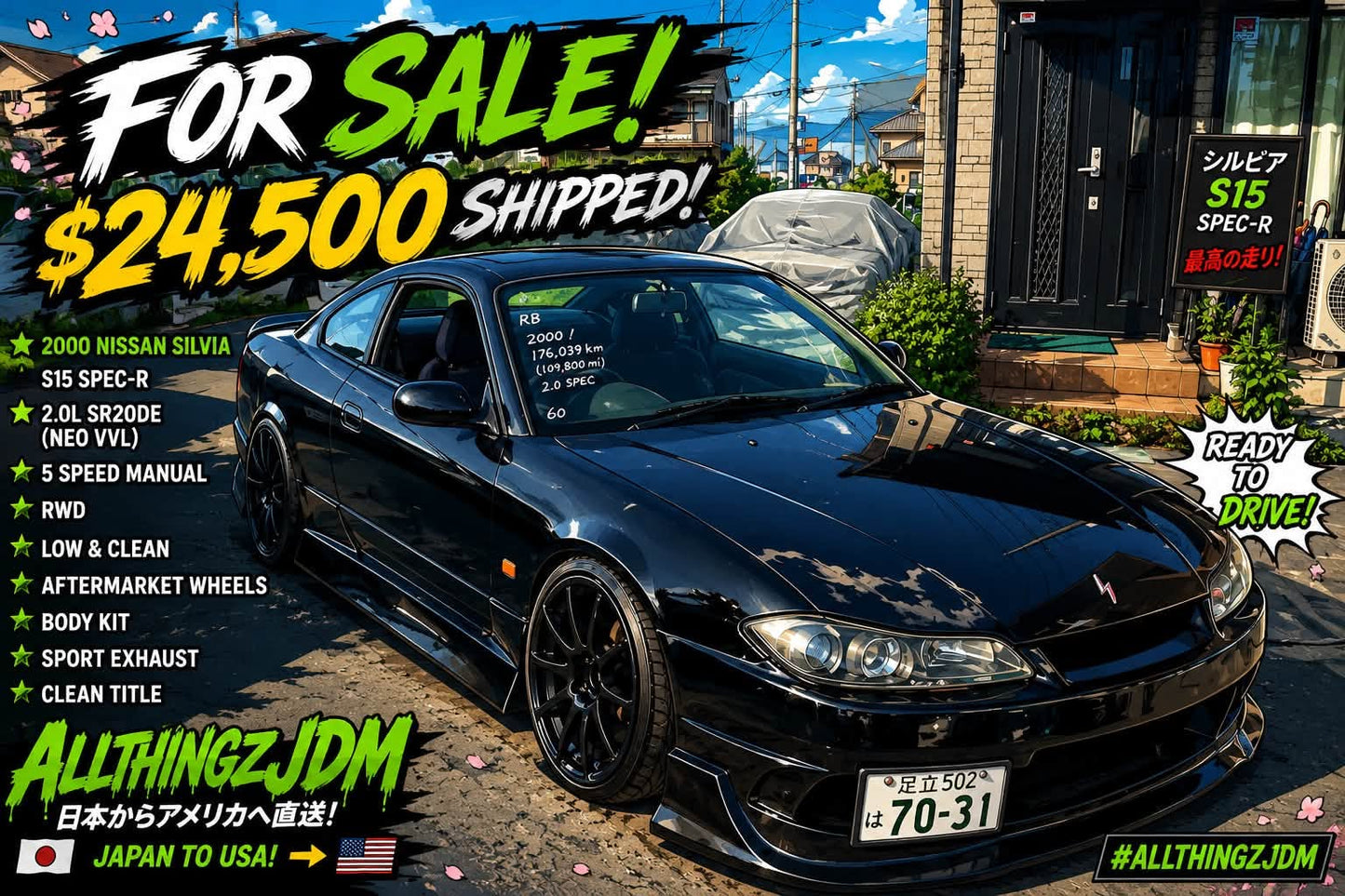 1999 S15 Nissan Silvia Spec-S