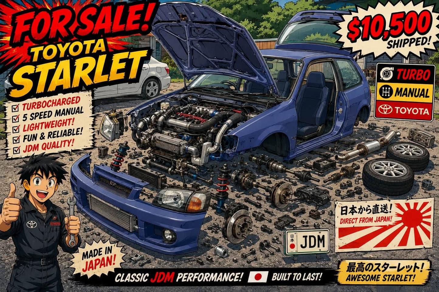 1998 Toyota Starlet Glanza V